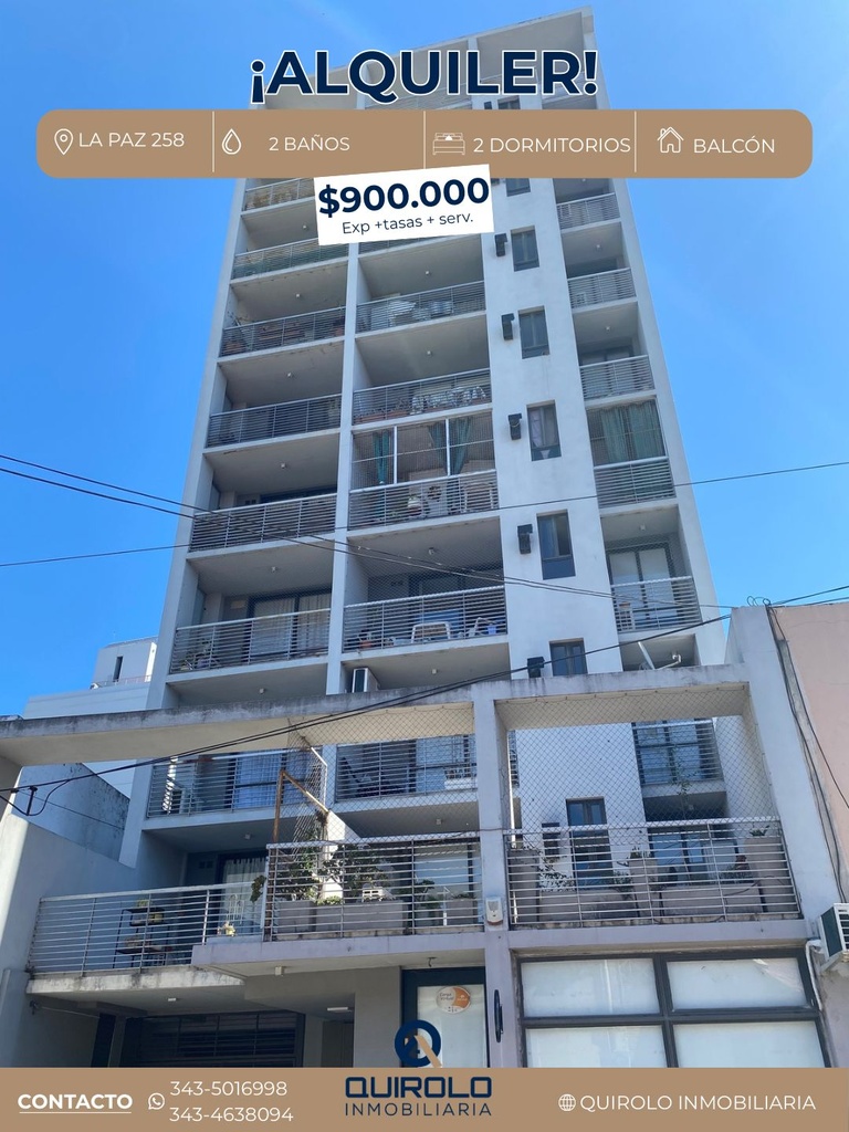 LA PAZ 258 DEPARTAMENTO PREMIUM AMOBLADO