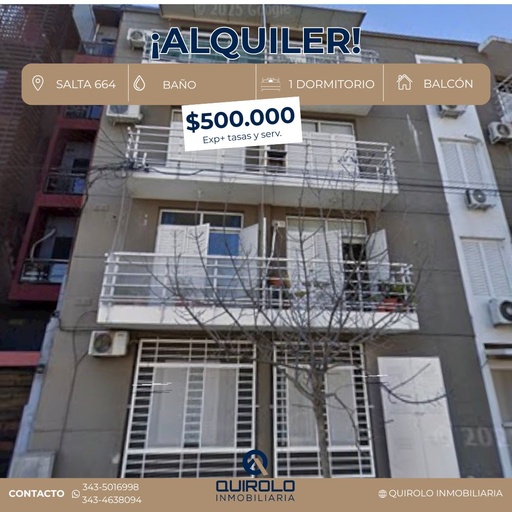 SALTA 664 / DEPARTAMENTO UN DORMITORIO
